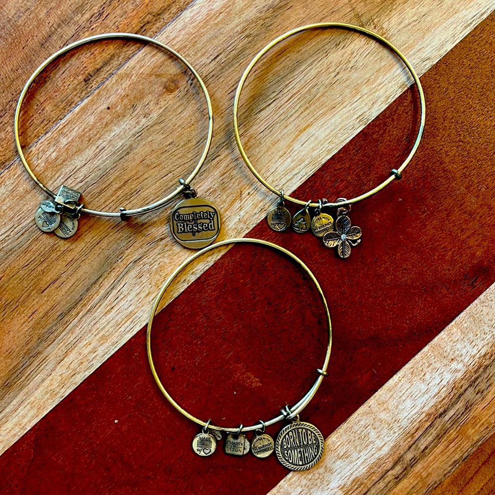 ALEX AND ANI GOLD BRACELETS